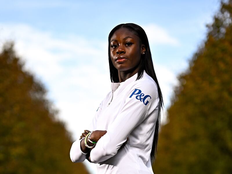 Rhasidat Adeleke. Photograph: Sam Barnes/Sportsfile 