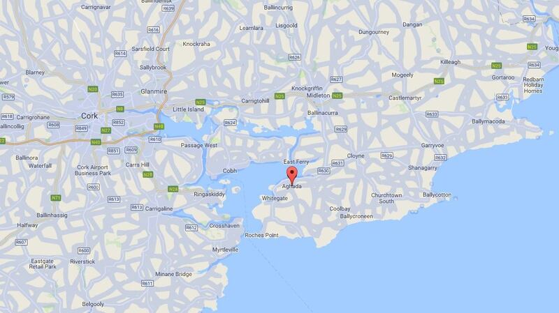 Father-of-two Charlie McCarthy, from Aghada (marked above) in East Cork, was waiting for a taxi with his wife in Perth in Western Australia when he received a stab wound to the head. Map: Google Street View