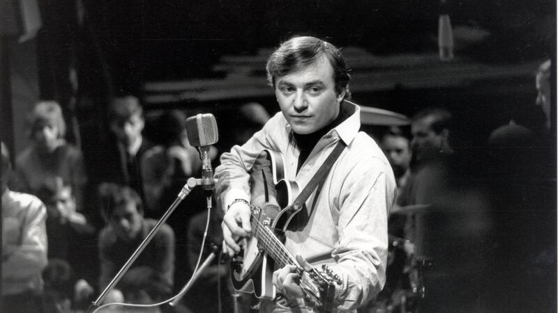 Gerry Marsden, who has die aged 78, performing with Gerry and the Pacemakers in Bremen, Germany in 1964. Photograph: Gunter Zint/K & K Ulf Kruger OHG/Redferns