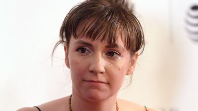 Lena Dunham at the ‘My Art’ premiere during 2017 Tribeca Film Festival at Cinepolis Chelsea in New York City.