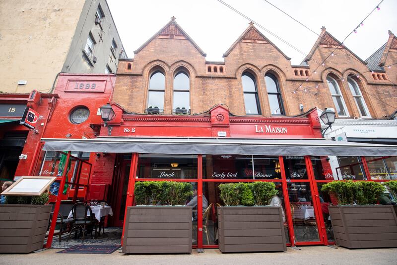 Flavours of wintertime France on the terrace at La Maison, Castle Market, Dublin. Photograph: Tom Honan for The Irish Times