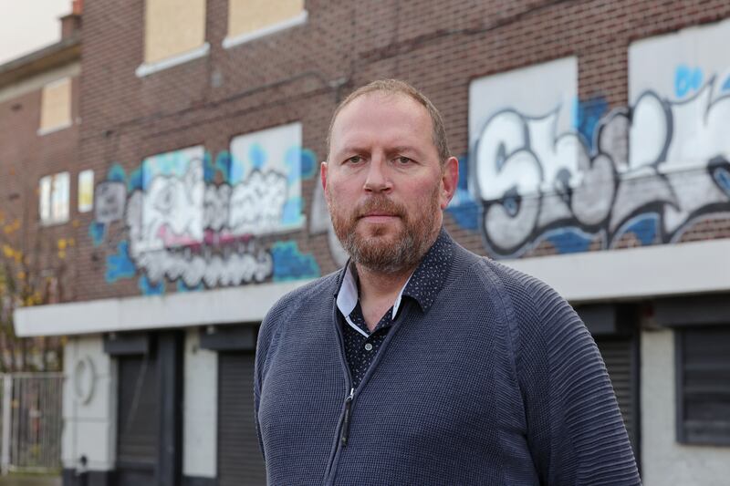 Tom Magee, president of Liberty Saints Rugby at Teresa's Gardens in the Liberties. Photograph: Alan Betson

