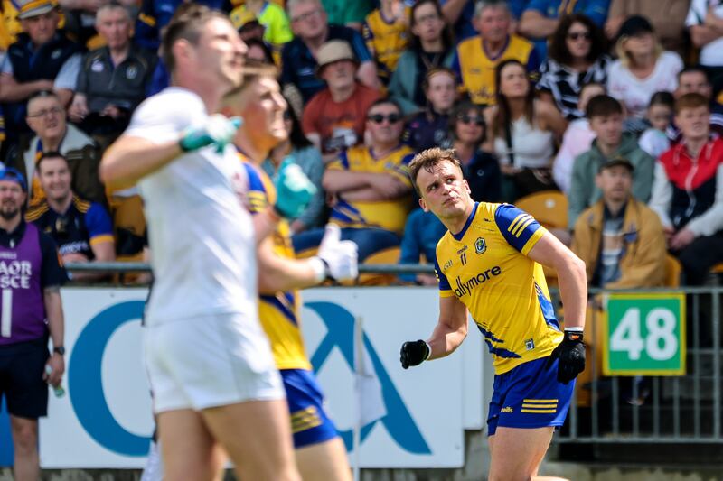 Enda Smith in action against Kildare. He was excellent in every game this summer for Roscommon. Photograph: Paul Dargan/Inpho 