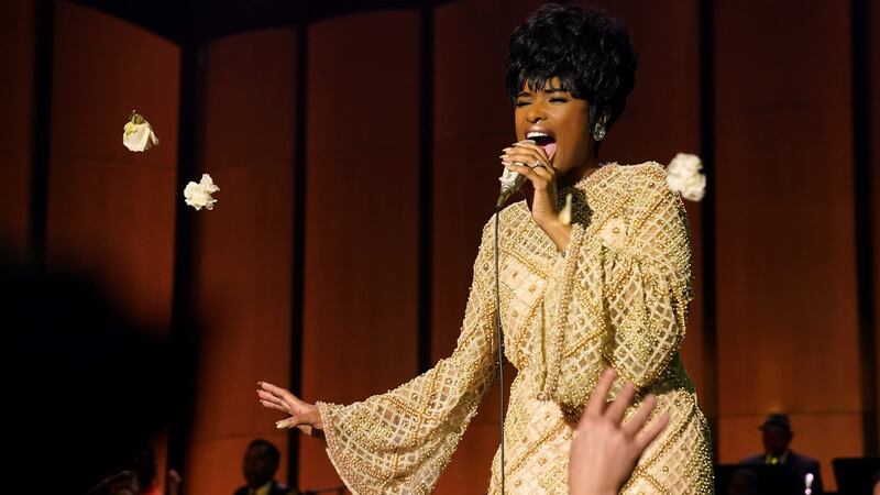 Hudson playing Aretha Franklin in Respect