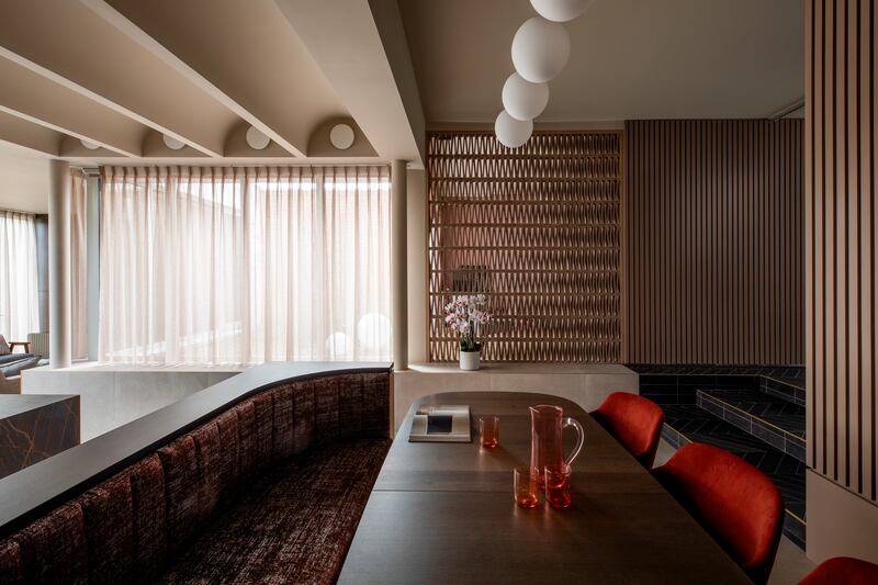 Dining area. Photograph: Ruth Maria Murphy