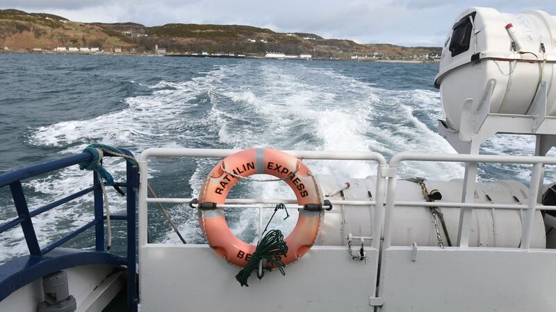 Daily ferry sailings across the 9.5km sound between Ballycastle and Rathlin run all year, weather permitting. Photograph: Colm Lenaghan/Pacemaker Press