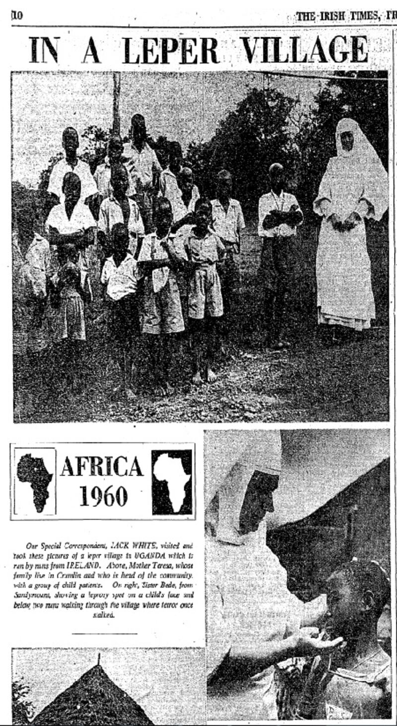 The Irish Times sent their special correspondent Jack White to a ‘leper village’ in Uganda in 1960 – Friday, March 18th, 1960.