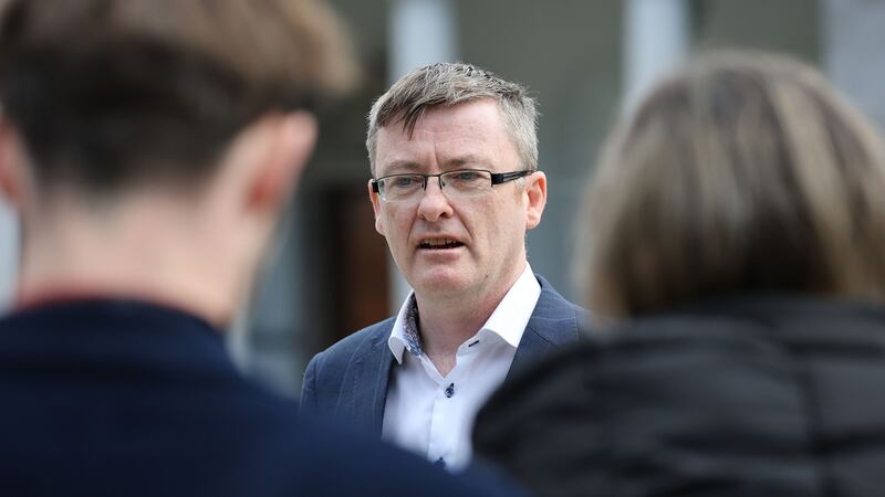 Described as conscientious and engaged Sinn Féin TD David Cullinane’s behaviour contrasts sharply with the figure who, after being elected in 2020, was recorded addressing a crowd with: ‘Up the ‘Ra’. Photograph:  Nick Bradshaw