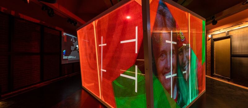 On the first floor, the exhibits illustrate the grassroots nature of the game.