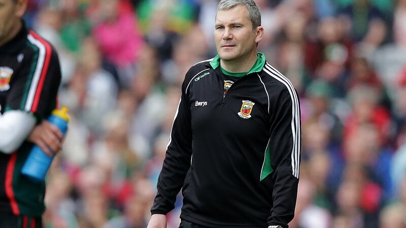 James Horan: “We played on April 7th . . . The Mayo club championship won’t be until September. You’re talking May, June, July, August – four months between rounds of championship, which is nuts really.” Photograph: Morgan Treacy/Inpho