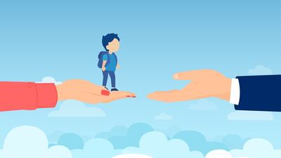 Between childcare costs, the  pandemic and the logistics involved in trying to juggle a career and family life, many parents have taken to caring for their children in shifts. Photograph: iStock