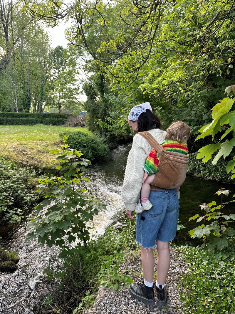 Keelin Moncrieff with her toddler in Athlone