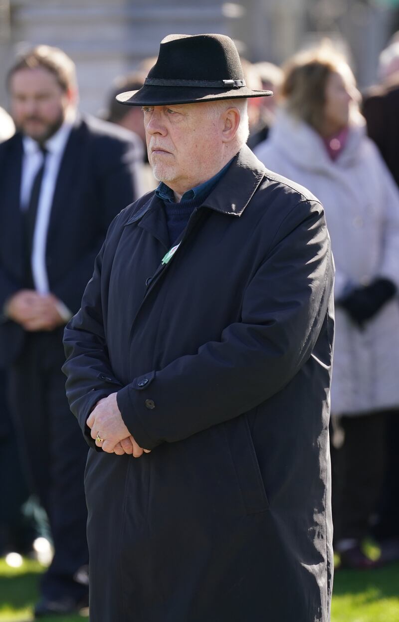 Danny Morrison at the funeral of former Sinn Féin general secretary Rita O'Hare at Glasnevin Cemetery, Dublin, in March of this year. He believes accounts of Freddie Scappaticci's seniority as an informer have been 'exaggerated'. Photograph: Niall Carson/PA