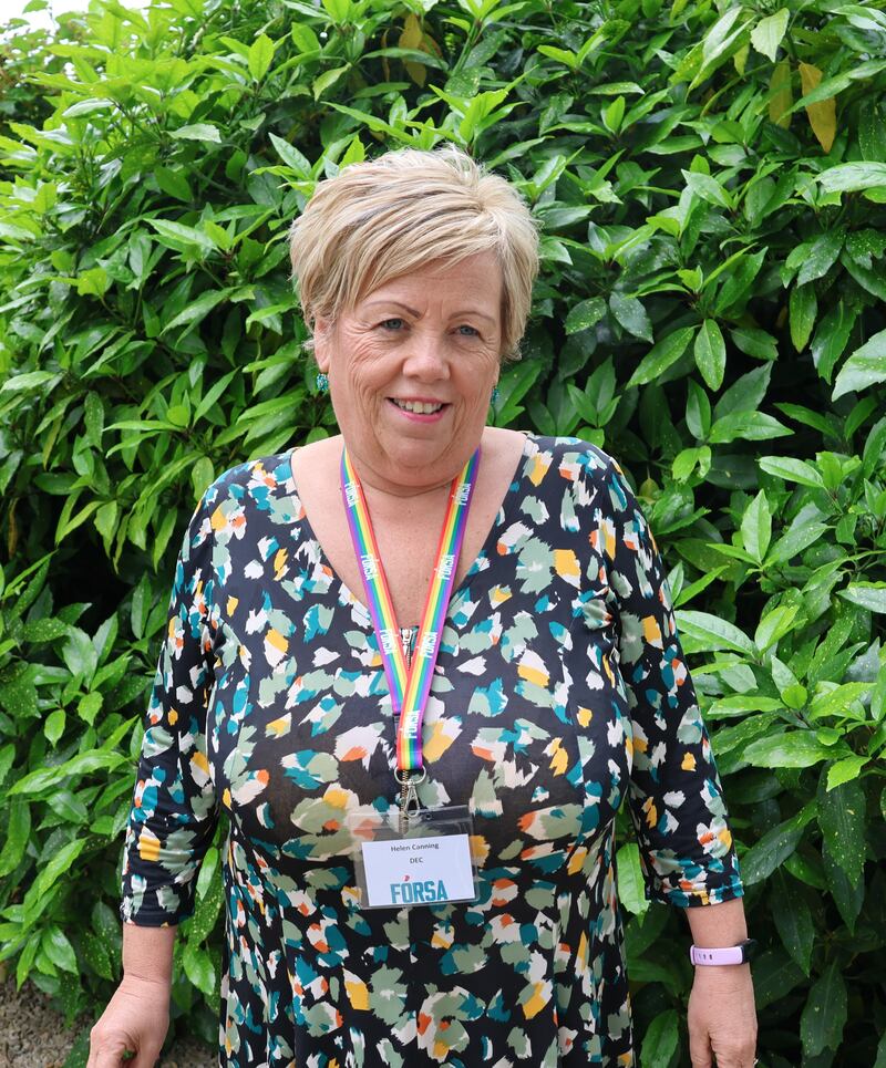 Helen Canning hopes that equal pay with public sector workers will be delivered soon