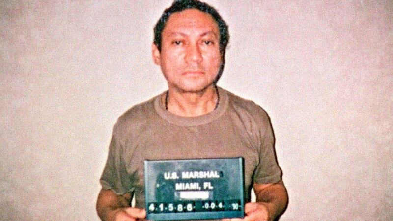 Manuel Noriega in a US jail in January 1990. Photograph:  EPA/US marshall