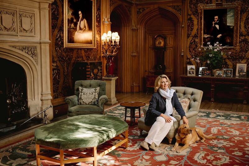 Downtown Abbey on Airbnb: the countess of Carnarvon at Highclere Castle, in Hampshire, in southern England