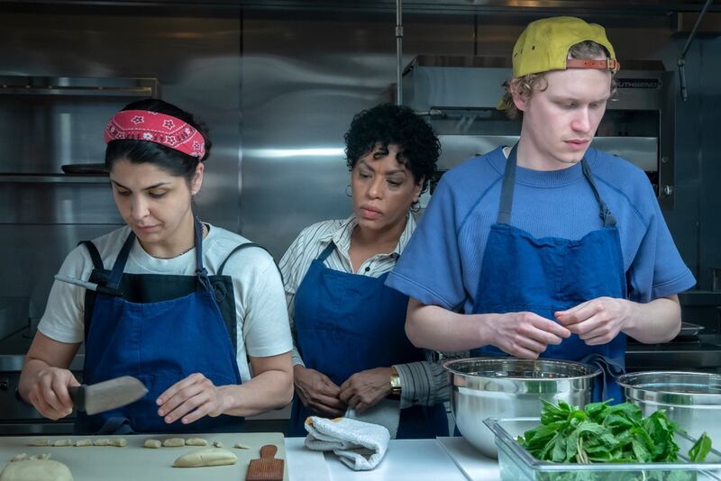 Isa Arciniegas, Liza Colón-Zayas and Jack Lancaster in The Bear