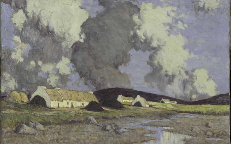 Paul Henry (1876-1958). Village dans l’ouest de l’Irlande, 1920/21.  Centre Pompidou