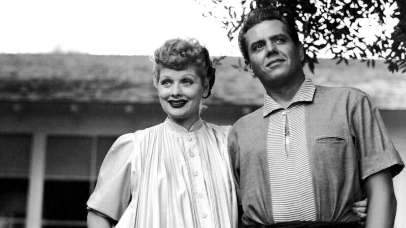 Lucille Ball and Desi Arnaz, circa 1954