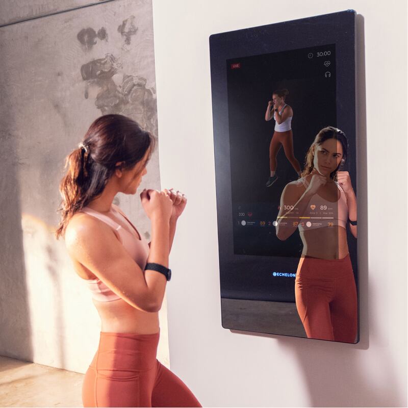 Echelon Reflect Touch 50” smart fitness mirror, €1,599, arnotts.ie
