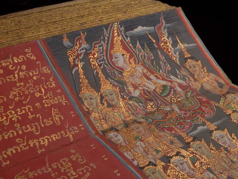 Thai Buddhist Tales: part of manuscript 1328, Chester Beatty Collection