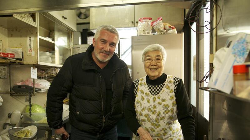 Paul Hollywood and chef in Paul Hollywood Eats Japan