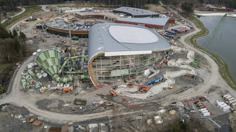 Aerial view of the Center Parcs site in Co Longford.