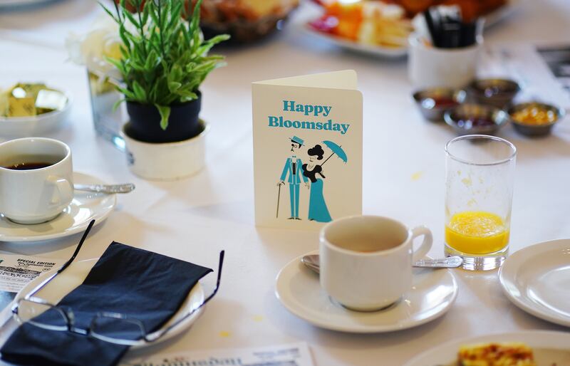 The annual Bloomsday Breakfast at Belvedere College. Photograph: Brian Lawless/PA Wire