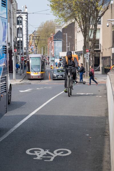 Burgh Quay towards Hawkins Street, Dublin