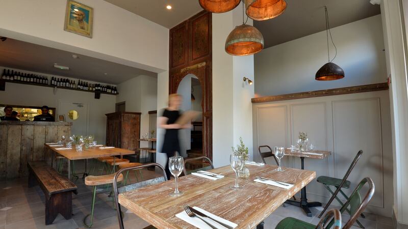 The menu is largely the same as the Baggot Street outpost, with small plates, chicken and lamb from the tandoor, and an impressive selection of curries. Photograph: Alan Betson