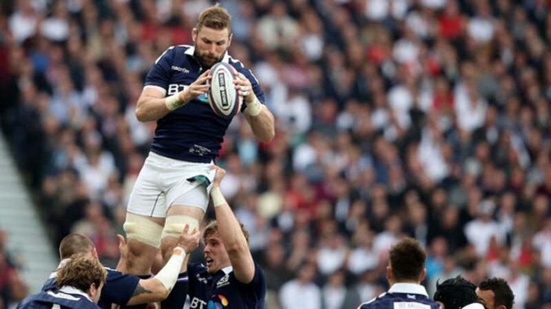 John Barclay is a vital cog in Scotland’s pack. Photograph: Dan Sheridan/Inpho