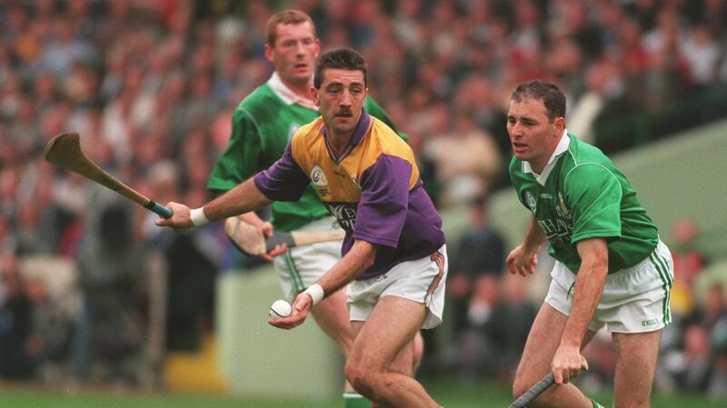 Martin Storey: played a huge role in Wexford’s surprising All-Ireland victory in 1996 when they defeated Limerick in the final. Photograph: Tom Honan/Inpho