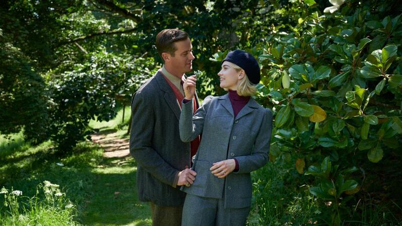 Armie Hammer and Lily James in Rebecca