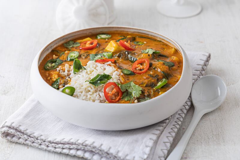 Quick and easy vegetable curry