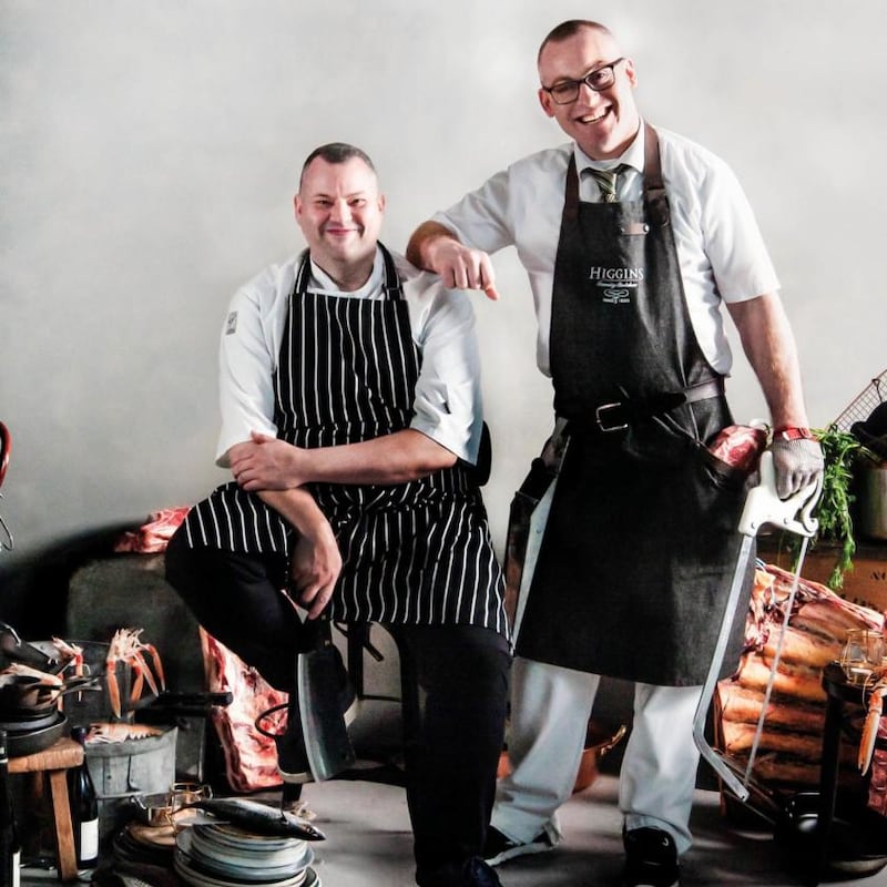 And for mains... authors Gaz Smith and Rick Higgins. Photograph: Katie Quinn