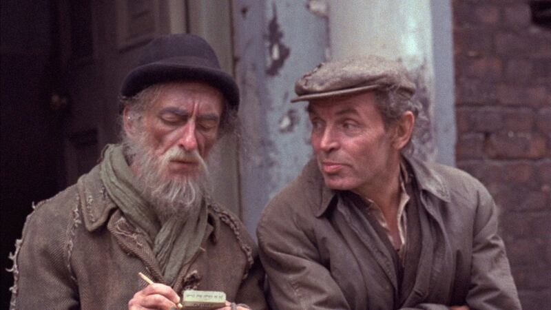 David Kelly and Brendan Cauldwell in ‘Strumpet City’ (1979). Photograph: RTÉ Archive