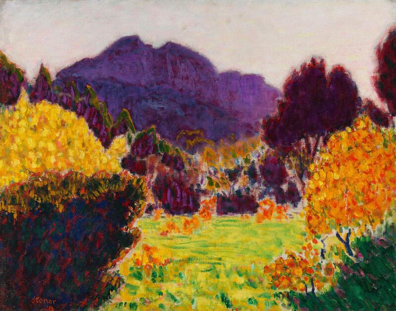 Roderic O’Conor: Le Cap Canaille, Cassis, from 1913. Photograph: Roy Hewson/private collection