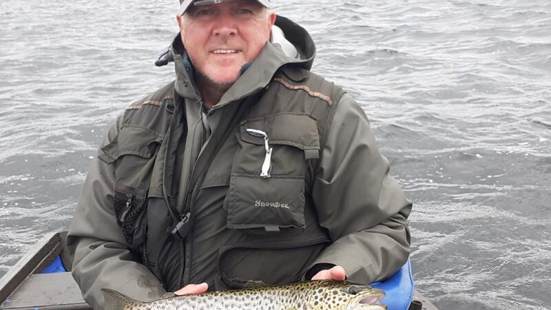 Marcus Belger (Wales) with a good-sized pollack caught during the Rosslare Small Boats Festival