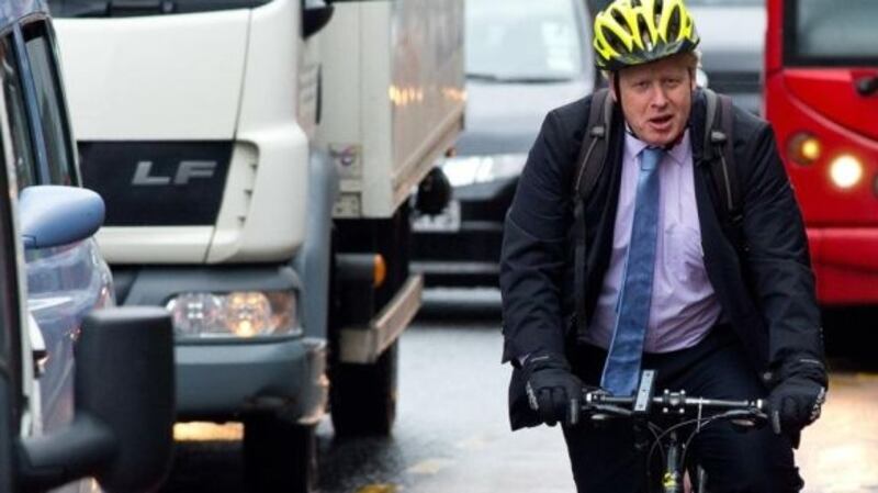 Boris on his bike. File photograph: Ben A Pruchnie/Getty Images
