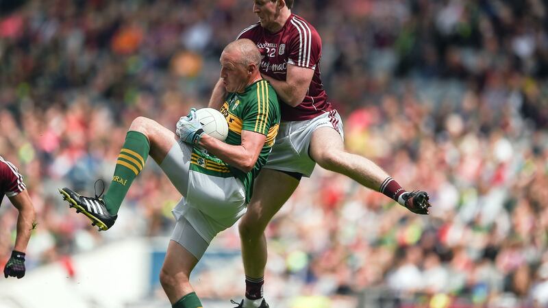 Kieran Donaghy was outstanding against Galway. Photograph: Inpho