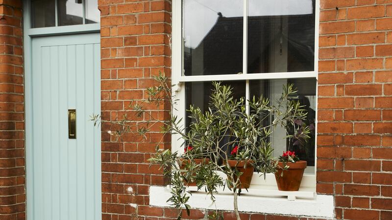 Exterior of Breffni O’Kelly’s two-up, two-down cottage. Photograph: Philip Lauterbach