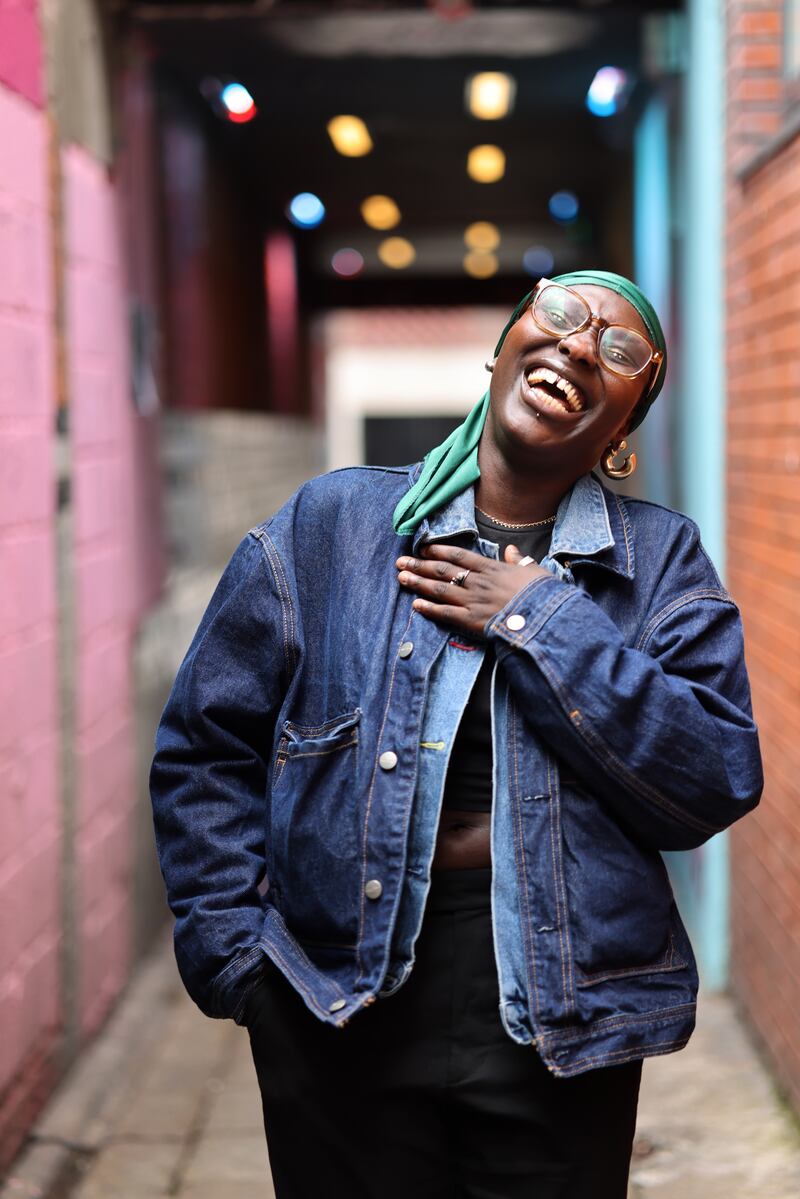 'For all the weight and darker elements of the work ... Feli also brings a real lightness, humour, and an irony,' says Octopus Children director Oonagh Murphy of Felicia Olusanya. Photograph: Dara Mac Dónaill










