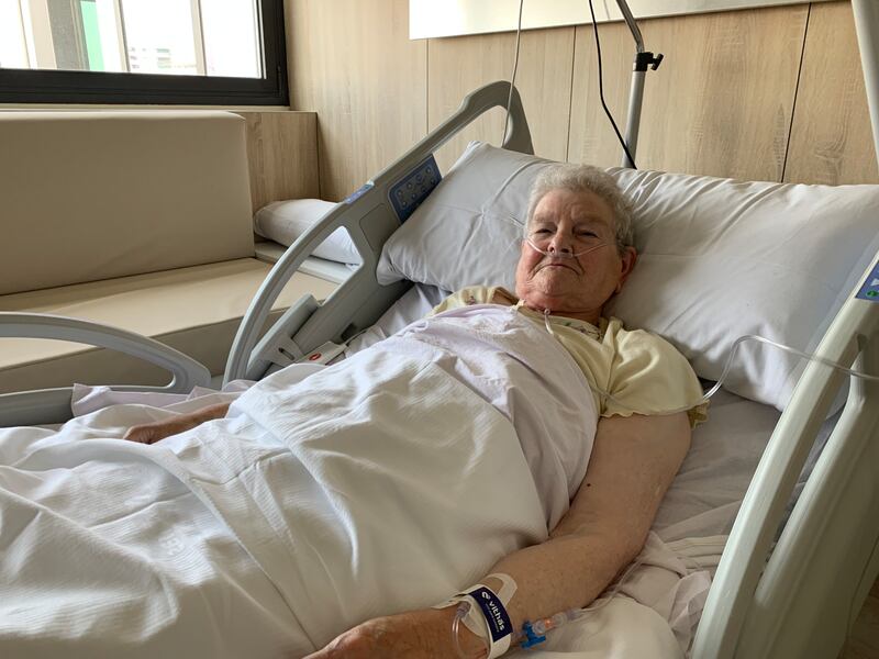 Alice McSorley travelled to Spain for a hip operation to avoid a months-long waiting list in Ireland. Photograph: Guy Hedgecoe