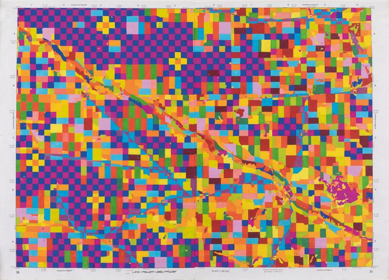 Road Trip 10, by Kathy Prendergast