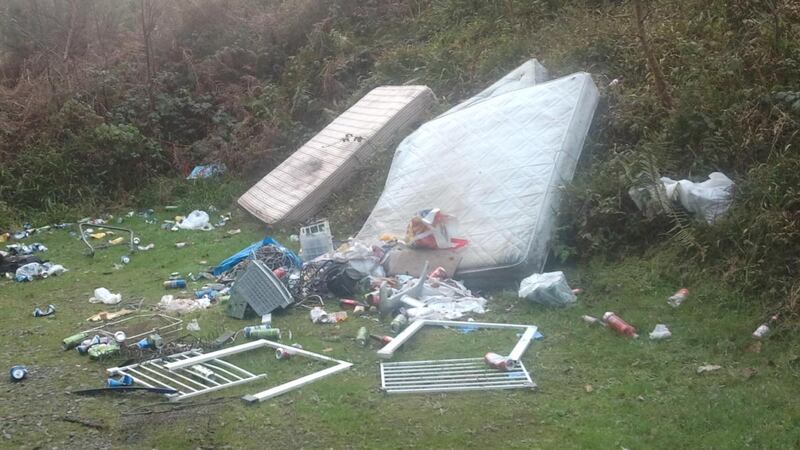 Ian Davis of the Pure Project says people fly-tip on a weekly basis