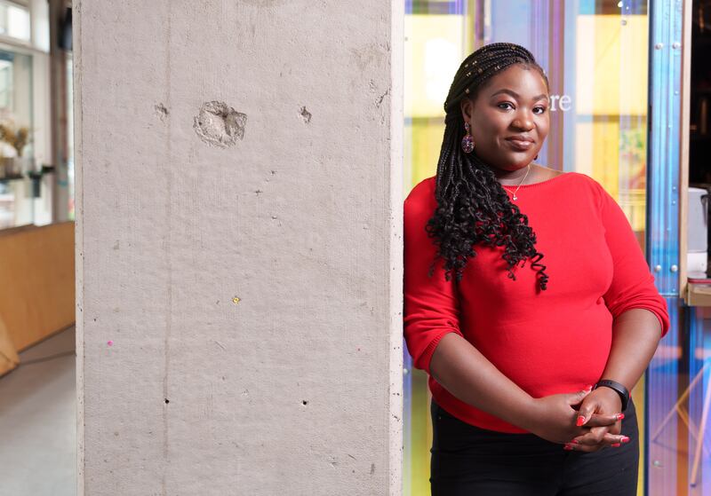 Zainab Boladale: 'I know all of these black gay people, but I don’t see them in things.' Photograph: Barry Cronin. Location: Hen's Teeth, Dublin 8