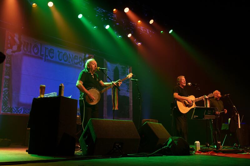 The Wolfe Tones at the 3Olympia. Photograph: Barry Cronin  