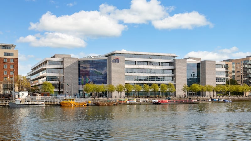 Citi’s existing European headquarters at No 1 North Wall Quay in Dublin’s north docklands