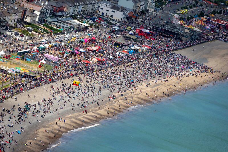 Bray Air Display: Thousands turned out to watch the show. Photograph: Tom Honan