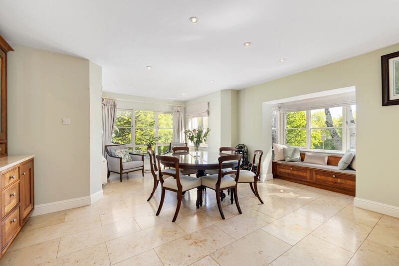 Dining space off the kitchen